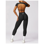 Backless Beauty Recycled Gym Set  - PRE ORDER