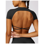 Backless Beauty Recycled Gym Set  - PRE ORDER