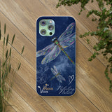 Dragonfly Biodegradable i Phone Case