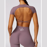 Backless Beauty Recycled Gym Set  - PRE ORDER