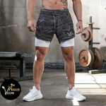 Dual Layer Sports Shorts - Camo