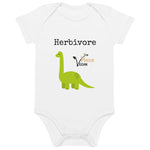 Organic Cotton Herbivore  Baby Body Suit
