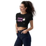 Cute Organic Team Tofu Crop Top