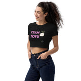 Cute Organic Team Tofu Crop Top